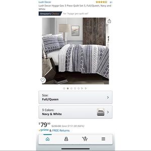 Lush Geometric Reversible Quilt